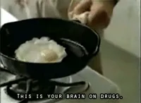 This Is Your Brain On Drugs 80S GIF