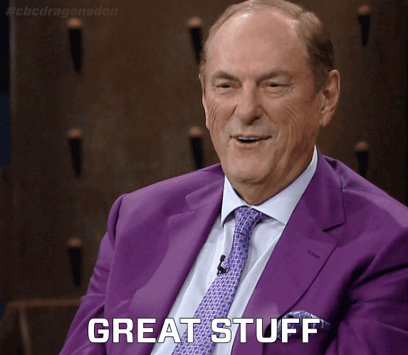 dragons' den good job GIF by CBC
