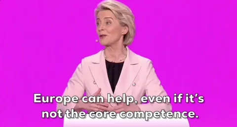 Ursula Von Der Leyen Europe GIF by GIPHY News