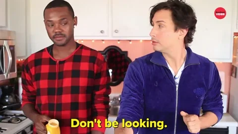 Dont Look Breakfast GIF by BuzzFeed