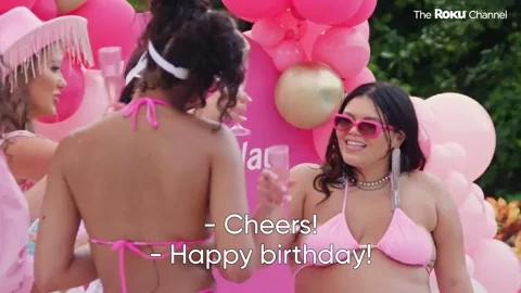 Pop Off Happy Birthday GIF by The Roku Channel