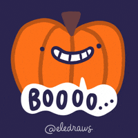 Jack O Lantern Halloween GIF by Eledraws (Eleonore Bem)