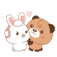 I Love You Bunny GIF by rabbittobi