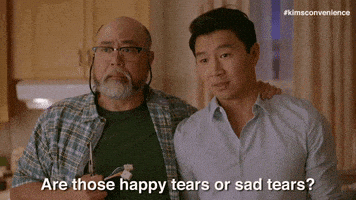 Happy Tears Laughing GIF by Kim's Convenience