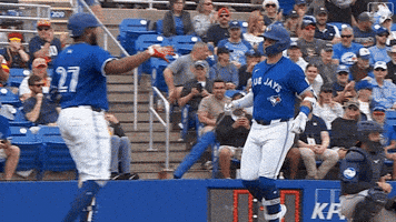 Best Friends Hug GIF by Toronto Blue Jays