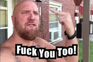 Angry Kiss My GIF by Mike Hitt