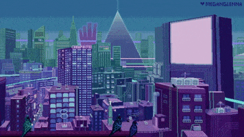 Science Fiction Pixel Art GIF by Megan