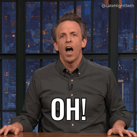 Giphy - Surprised Seth Meyers GIF by Late Night with Seth Meyers