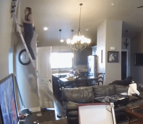 stairs fail GIF