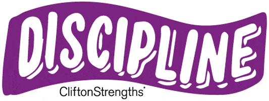 Discipline Strengths GIF by Gallup CliftonStrengths