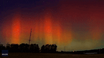 Sky Aurora GIF by Storyful