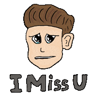 Sad Miss You Sticker