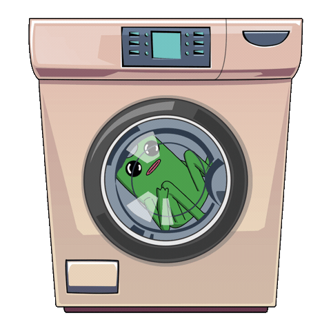 Round And Round Frog Sticker by fwogs
