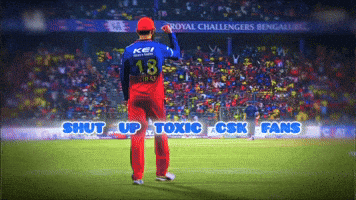 Royal Challengers Bangalore Shut Up GIF