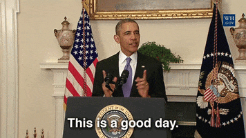 happy barack obama GIF