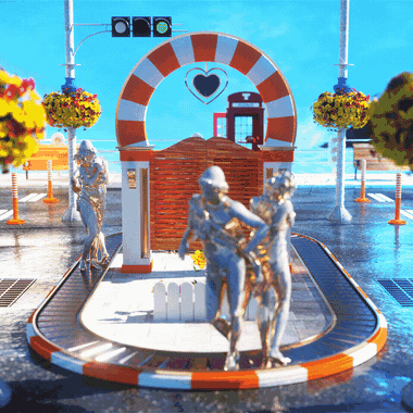 Summer 3D GIF by Tanjin