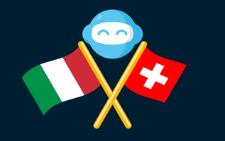 ibani-official robot flag italy italia GIF