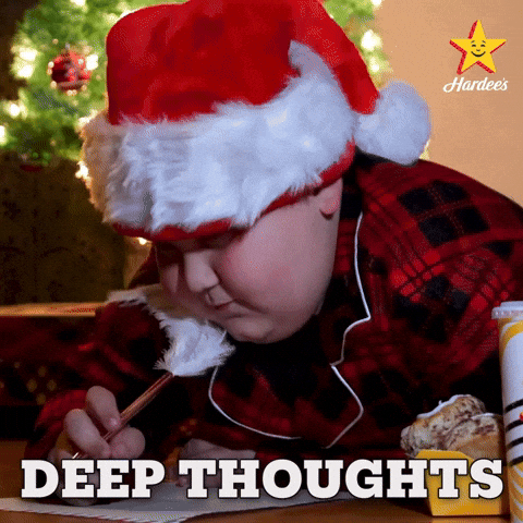 Deep Thoughts GIF by Hardee's