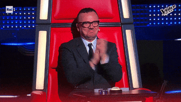 Television Love GIF by The Voice of Italy