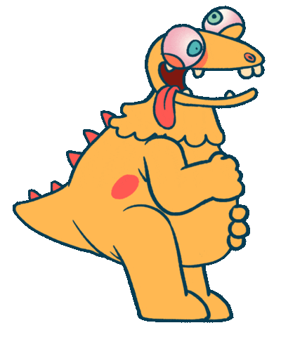 Hungry Monster Sticker