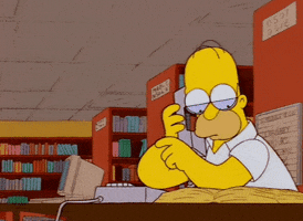 calling the simpsons GIF