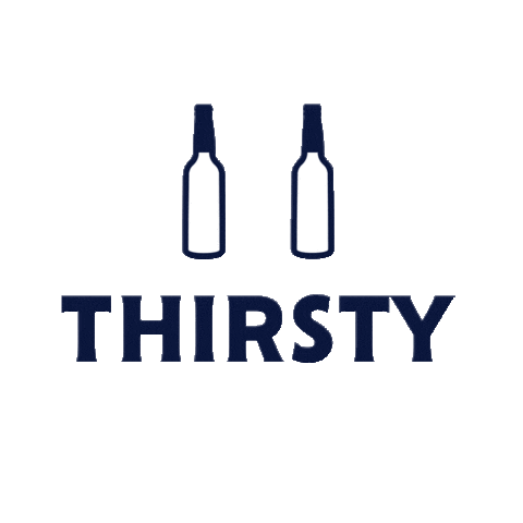 Thirsty Sticker