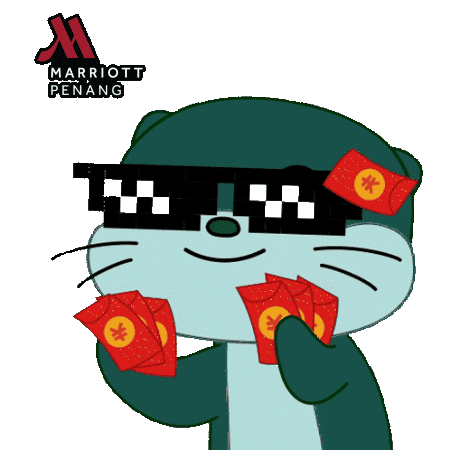 Money Happy Chinese New Year Sticker by Penang Marriott Hotel