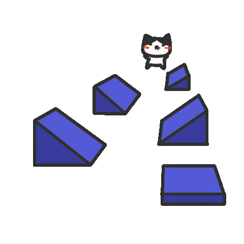 Jump Ninja Sticker by yomoyeah