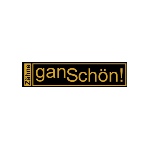 Ganschoen Sticker by Zähne ganSchön!