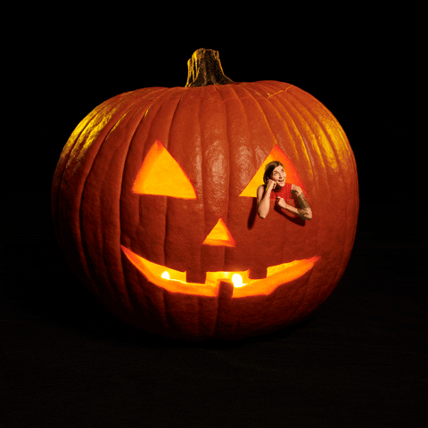 linneabullion halloween spooky pumpkin happy halloween GIF