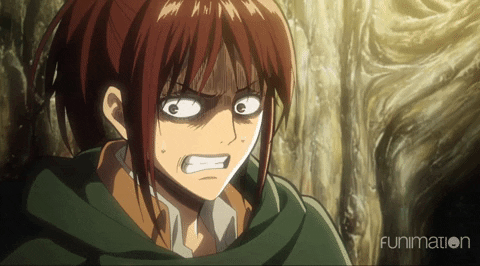 Scared Attack On Titan Gif By Funimation Find Share On Giphy