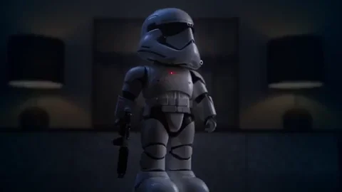first order stormtrooper robot GIF