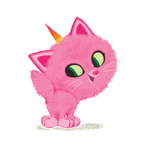 Kitty Unicorn Sticker by Abrams Kids