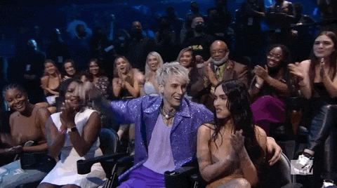 Megan Fox Kiss GIF by 2021 MTV Video Music Awards - Find & Share on GIPHY