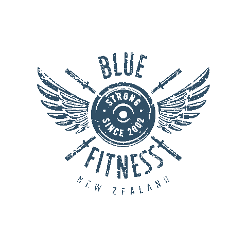 Blue Fitness Sticker