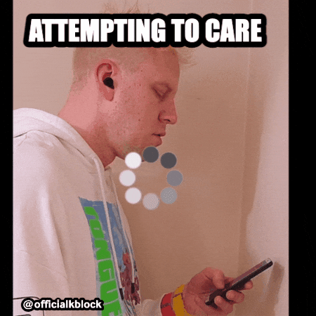 Scrolling No One Cares GIF