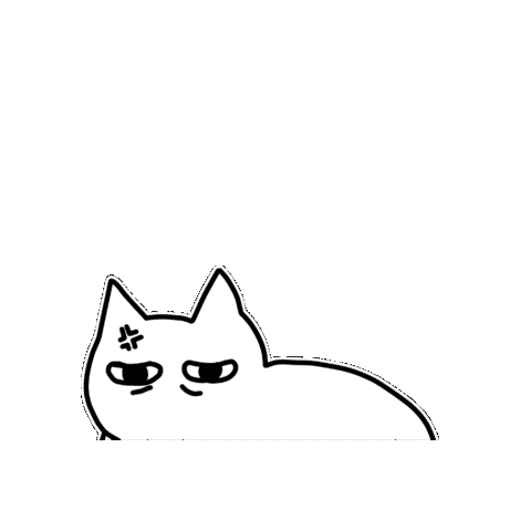 Angry Cat Sticker