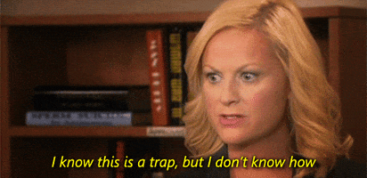 Parks And Recreation Trap GIF