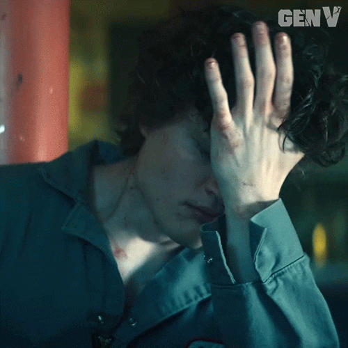 Stressed Sam GIF by Amazon Prime Video