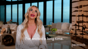 Real Housewives Waiting GIF by PeacockTV