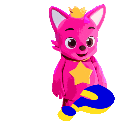 Question Mark What Sticker by Pinkfong