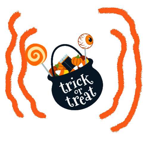 Trick Or Treat Fun Sticker by Dogs Creek Official