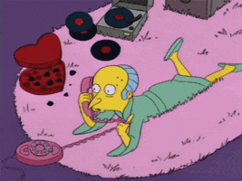 The Simpsons Hearts GIF