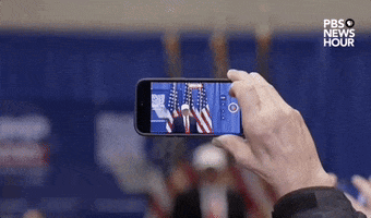 Trump Phone GIF by PBS NewsHour