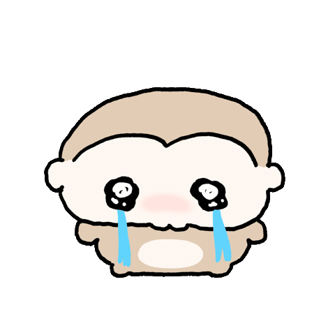 Sad Monkey Sticker