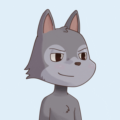 Wolf Shrug GIF