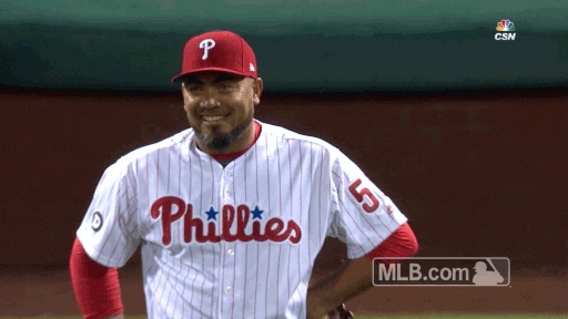 Philadelphia Phillies Applause GIF by MLB - Find & Share on GIPHY