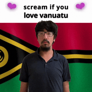 (silent) scream if you love vanuatu