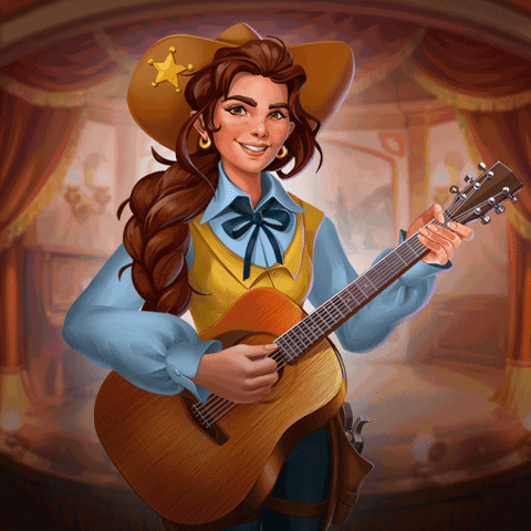 Country Music Guitar GIF by G5 games