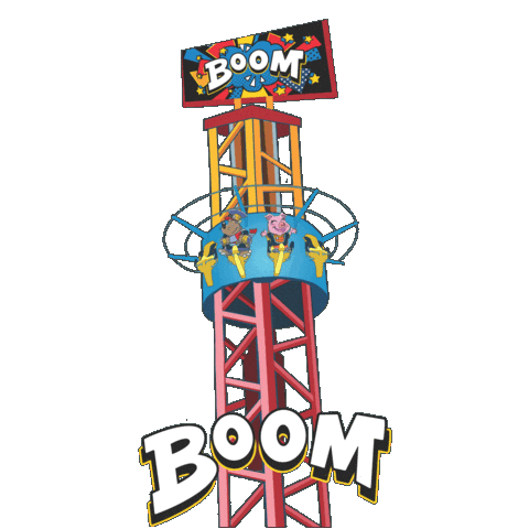 Amusement Park Boom Sticker by Särkänniemi